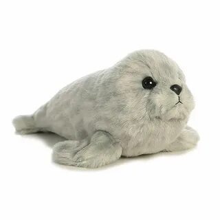 Нерпа игрушка мягкая
