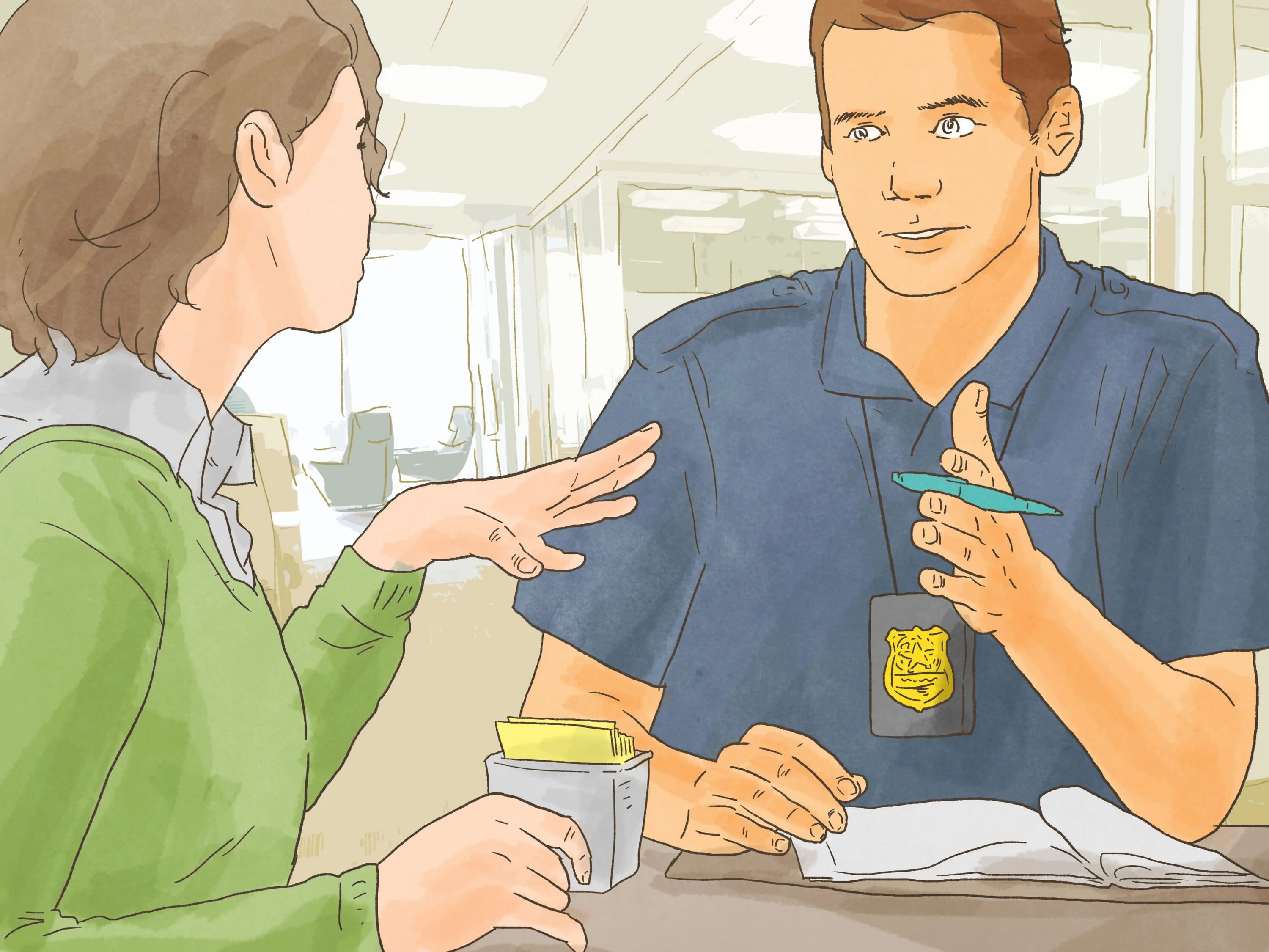 Can we cancel. Студент мальчик WIKIHOW. To Report a Crime. WIKIHOW обсуждение. Reporting Crimes.