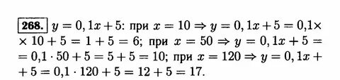 Алгебра 7 класс номер 268 стр 59