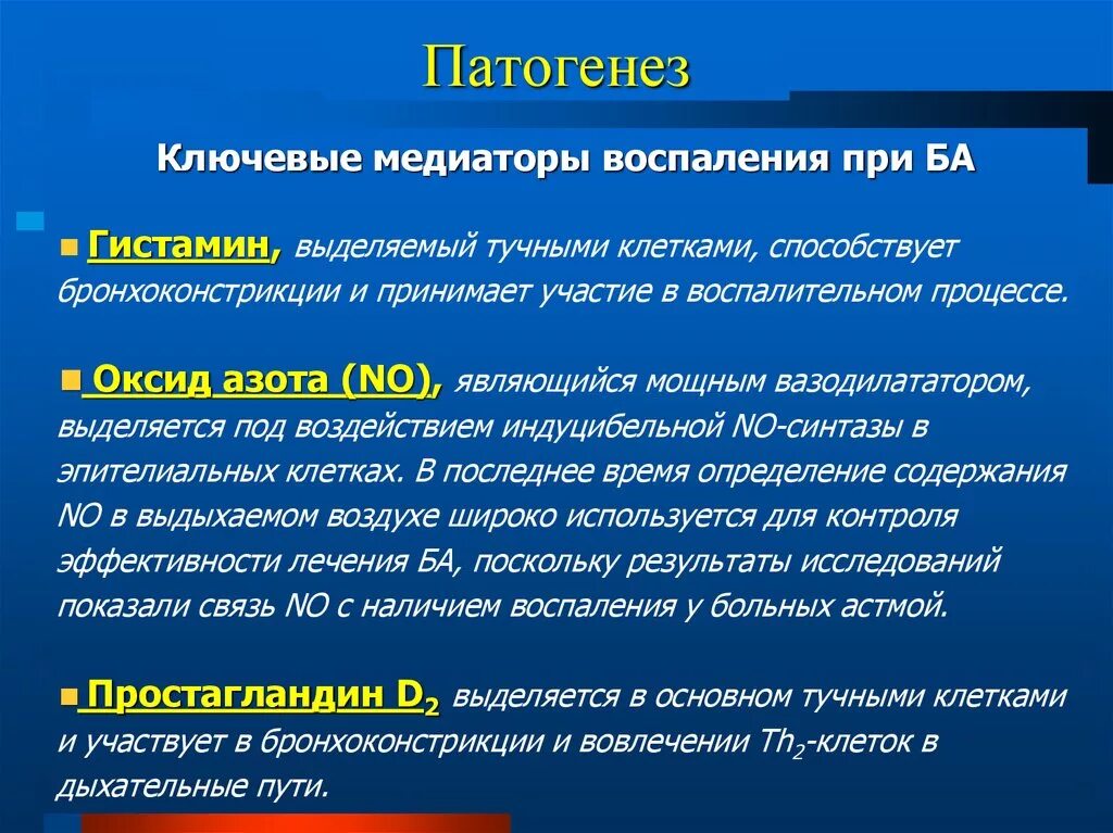 Оксид азота в выдыхаемом воздухе. Патогенез воспаления с медиаторами. Медиаторы воспаления при бронхиальной астме патогенез. Гистамин для больных бронхиальной астмой. Патогенез бронхиальной астмы гистамин.