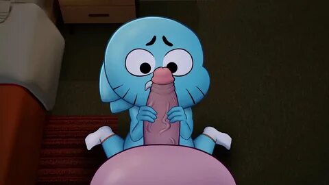 Pissing about: Gumball deep throats bunny cock 