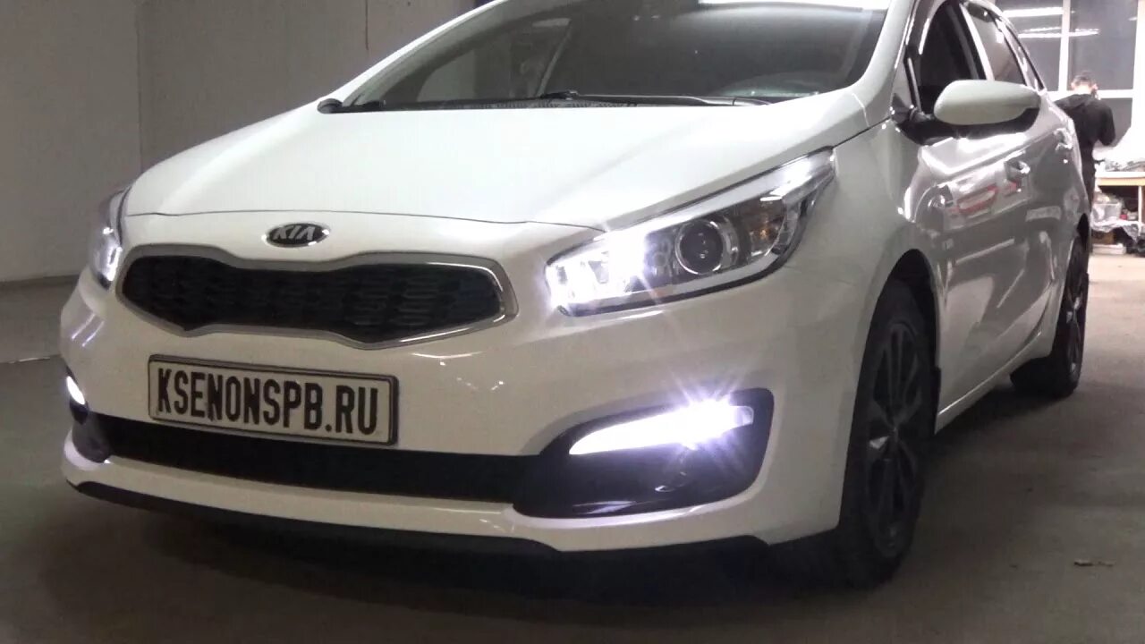 Дхо ceed. Дневные ходовые Kia Ceed 2. Led ПТФ Kia Ceed 2. Led ПТФ Kia Ceed JD. Kia Ceed JD 2015 лампы.