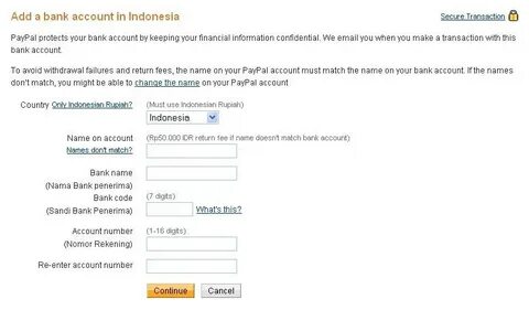 Lost account