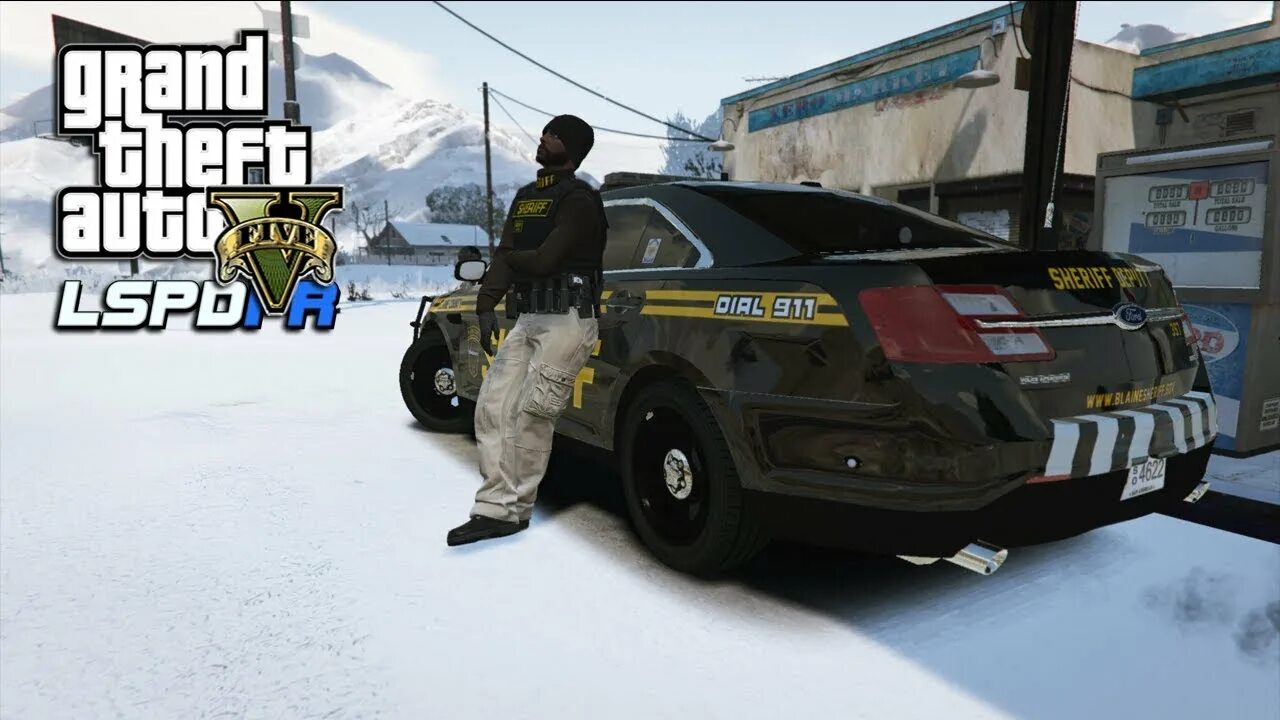 GTA 5 LSPDFR m4a1 partner. Police Shootout. Гифт гта 5