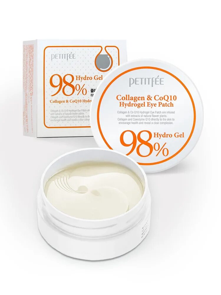 Hydro gel patch. Petitfee коллаген 98%. Патчи для глаз с коэнзимом Petitfee Collagen q10 Hydrogel Eye Patch. Патчи для глаз Petitfee с коллагеном и коэнзимом q10 60 шт. Гидрогелевые патчи для глаз Petitfee 98% Collagen and coq10.