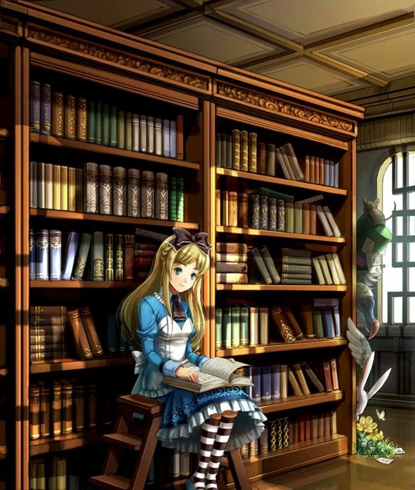 I to the library tomorrow