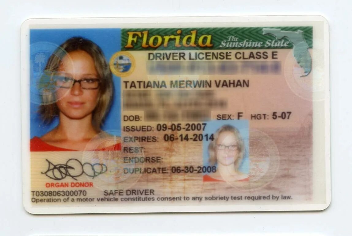 Получение водительских прав с 1 апреля 2024. Florida Driver License. Driver License Florida 2020.