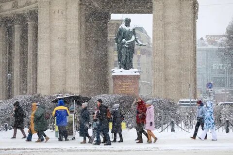 Снег в санкт петербурге