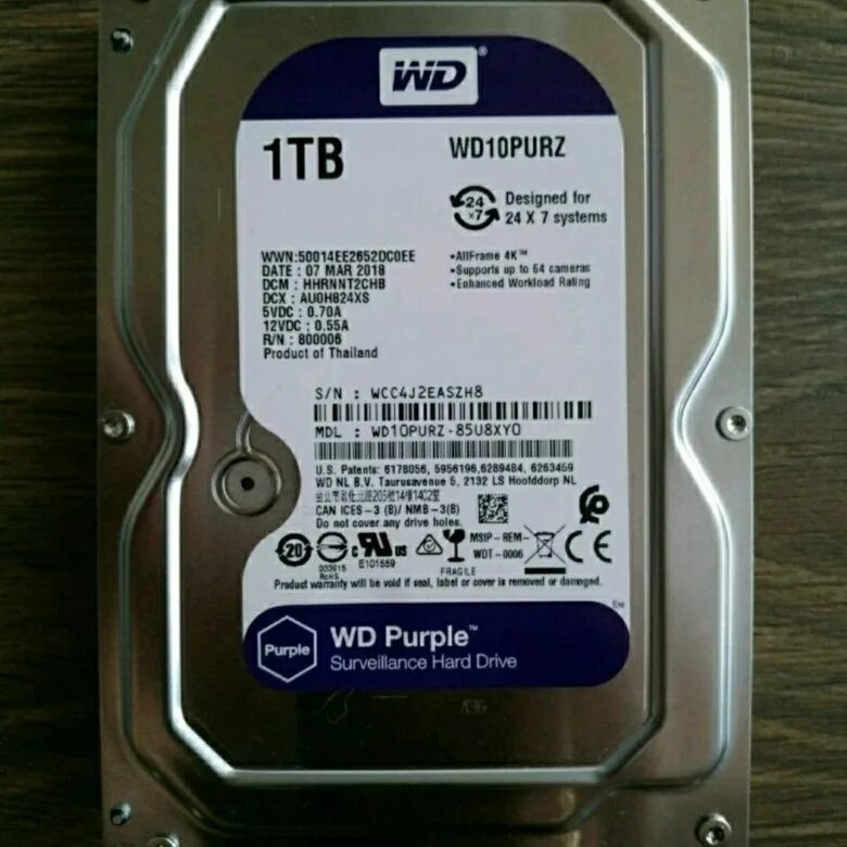 Wd10purz 1 тб. Wd10purz 1 тб. Жёсткий диск wd purple 1 tb. Western digital wd purple 4 тб wd40purx. 5".