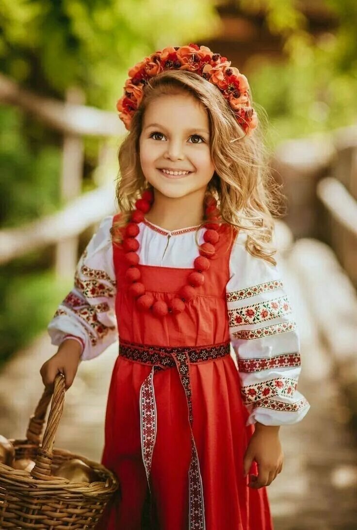Русско народный стиль для девочки