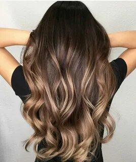 окрашивание шатуш брюнетка