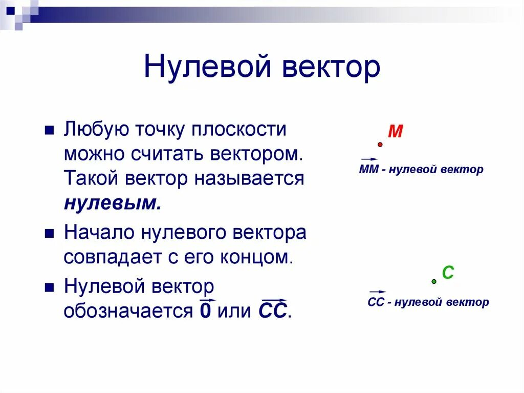 Нулевой вектор любому вектору. Нулевой вектор. Нулевой вектор изображается. Что такое вектор и нулевой вектор. Понятие нулевого вектора.