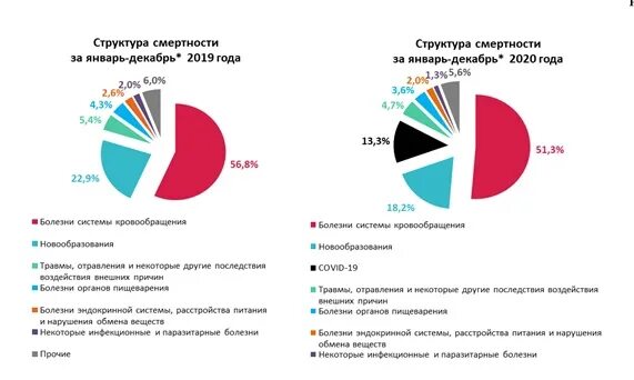 Заболевания 2019 года. Болезни системы кровообращения статистика 2020. Структура летальности в России 2020. Структура причин смерти в РФ. Причины младенческой смертности в России в 2020.