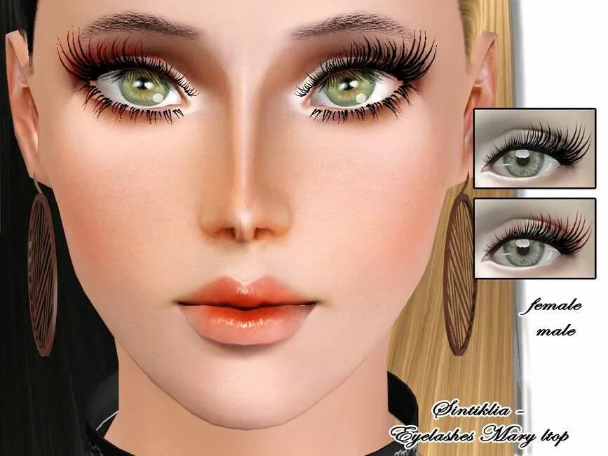 Sims eyelashes