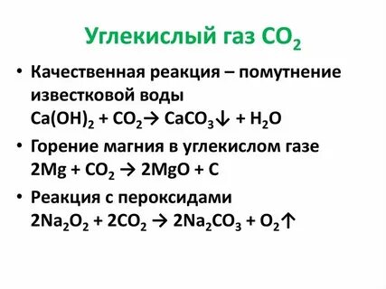 Горение магния в углекислом газе
