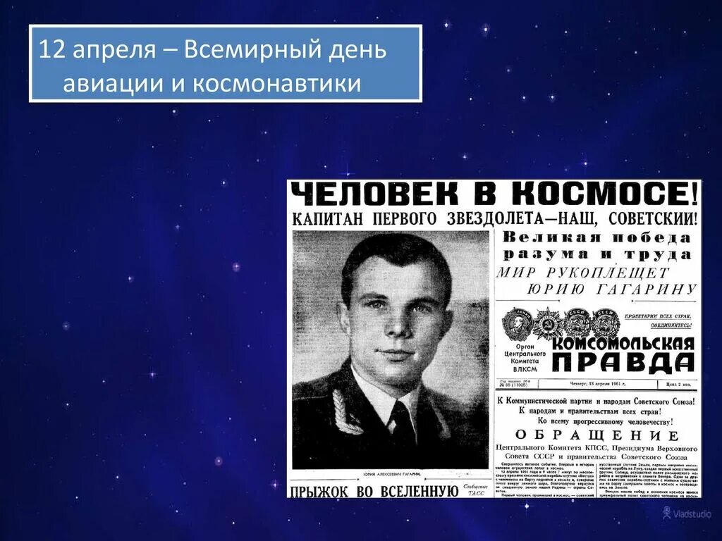 Какой сегодня праздник 12 апреля