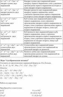 Квадрат выражения равен квадрату выражения