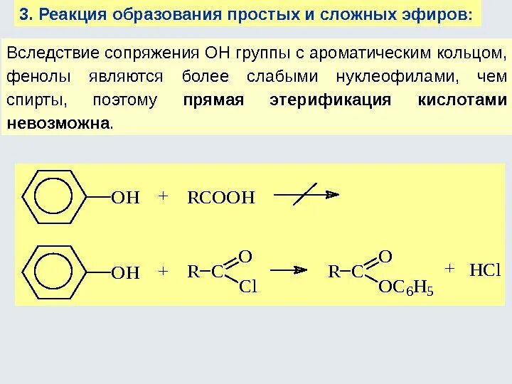 Простые и сложные эфиры реакции получения. Образование простых и сложных эфиров фенолов. Образование простого эфира из фенола. Этерификация образование сложных эфиров. Фенол вступает с натрием в реакцию