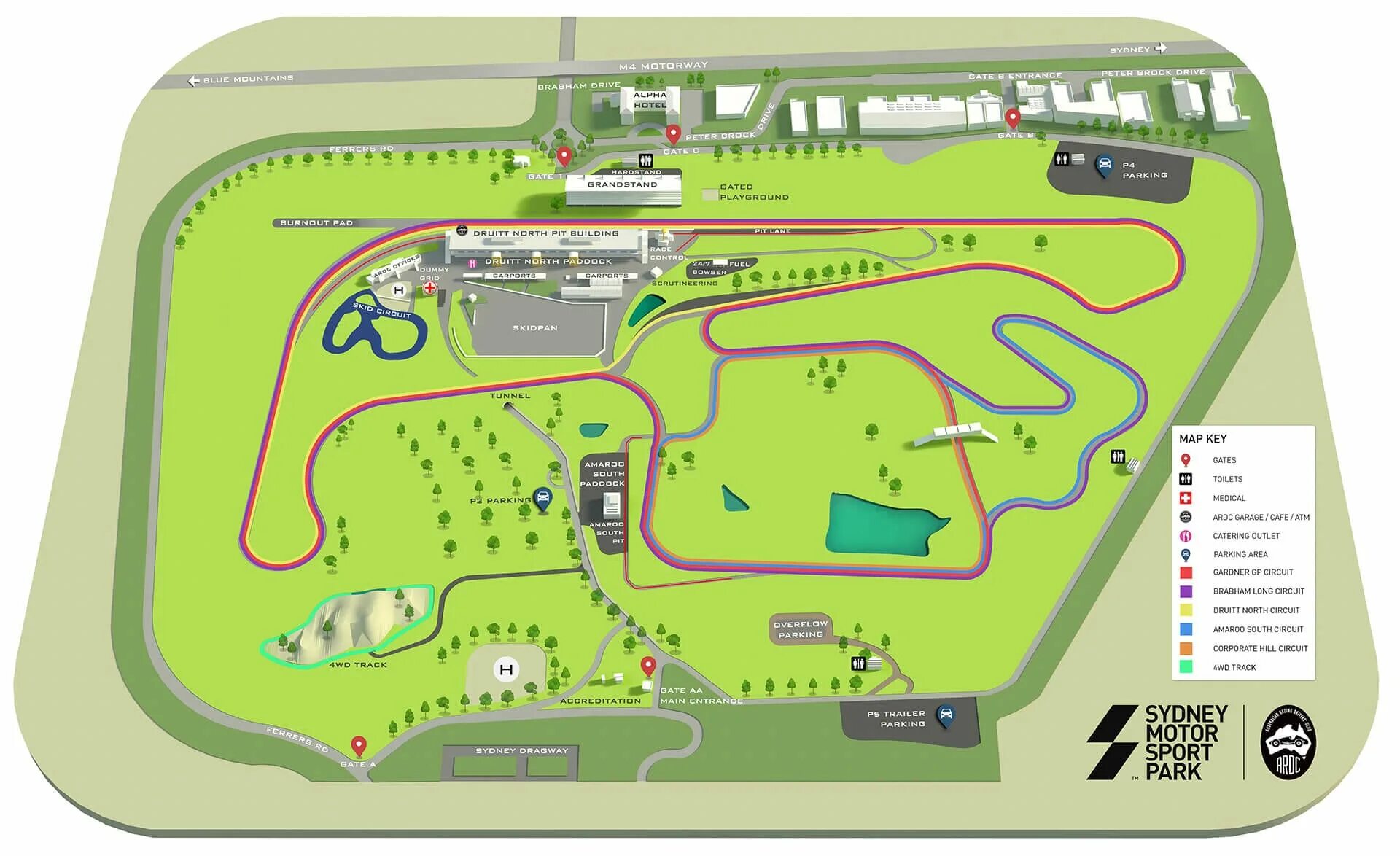 Tracks карты. Sydney Motorsport Park. Track карта. Карт трек. Motorsports Playground карта.