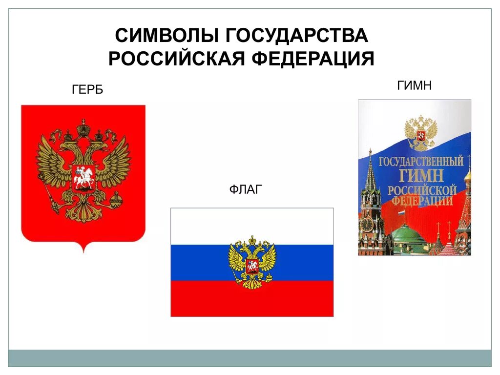 Государственные символы страны россия. Символы государства. Символы России. Государственные символы РФ.