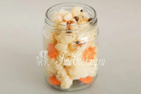 Вкусная маринованная цветная капуста быстрого приготовления