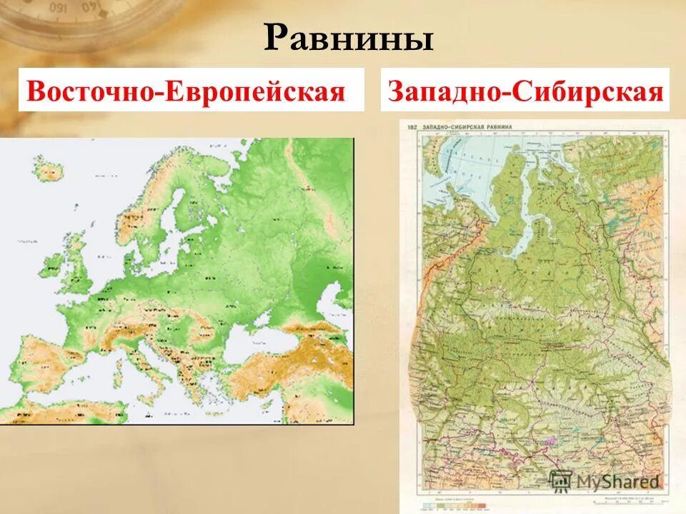 География великие равнины россии. Великие равнины России Восточно-европейская. Восточно-европейская равнина и Западно-Сибирская равнина. Западно-европейская равнина на карте Евразии. Восточно-европейская, Западно-Сибирская низменность.