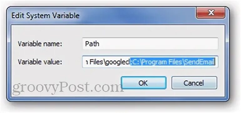 Unknown system variable