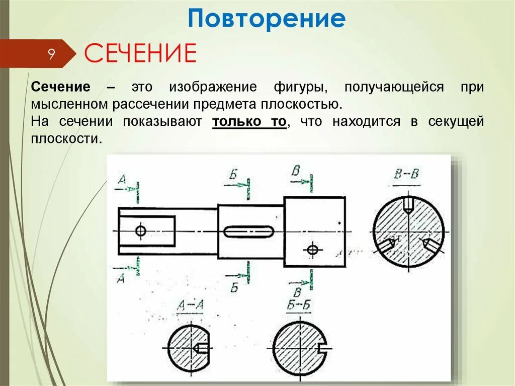 Кересово сечение. Как показать сечение на чертеже. Как выглядит сечение на чертеже. Правильное выполнение сечения. Выполнение сечений на чертеже.