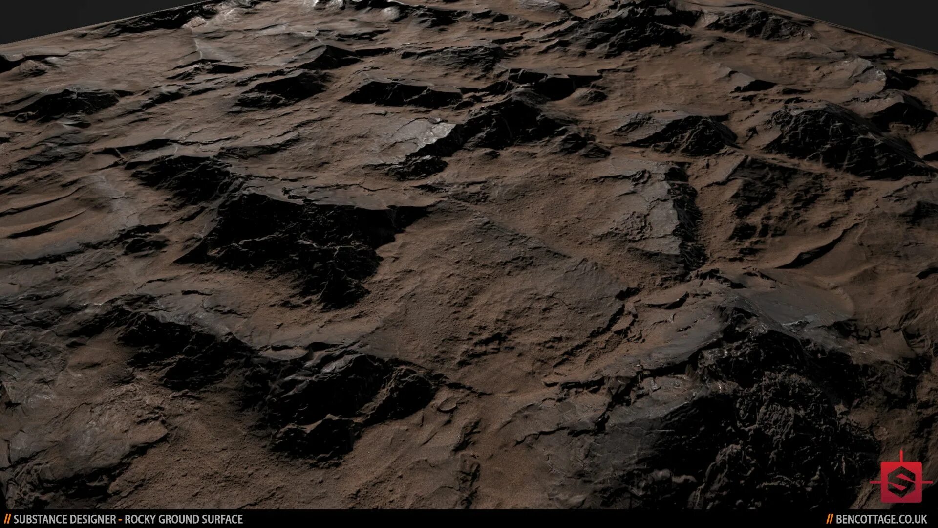 Ground substance. Rock ground. substance designer rock ground. rocky ground. rocky-ground-02_donut.