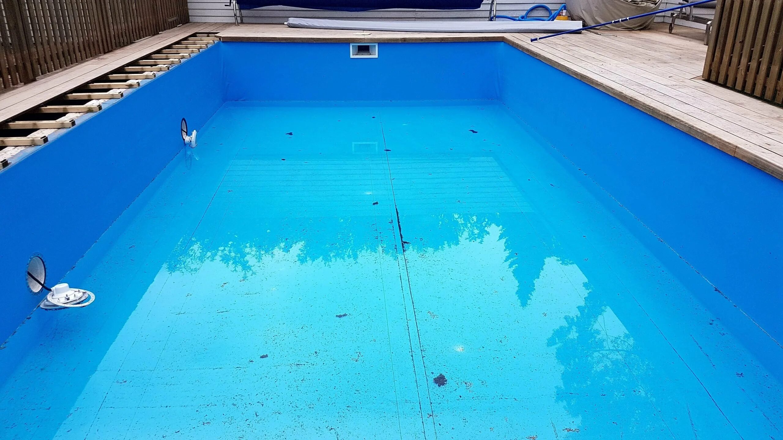 Empty pools