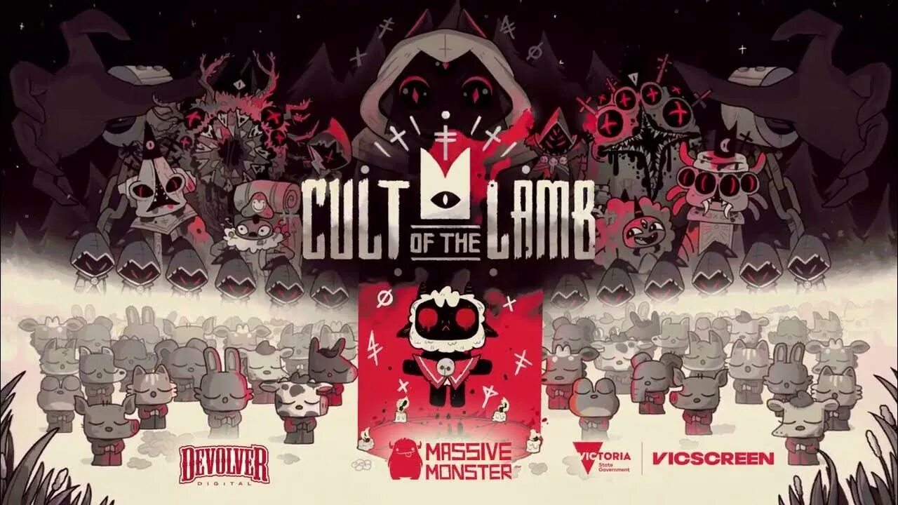 Cult of the lamb ps5. Lamb игра. Игра про барашка сатаниста. Cult of the Lamb. Cult of the Lamb последователи.