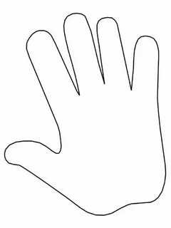 Раскраска две ладошки - 68 фото