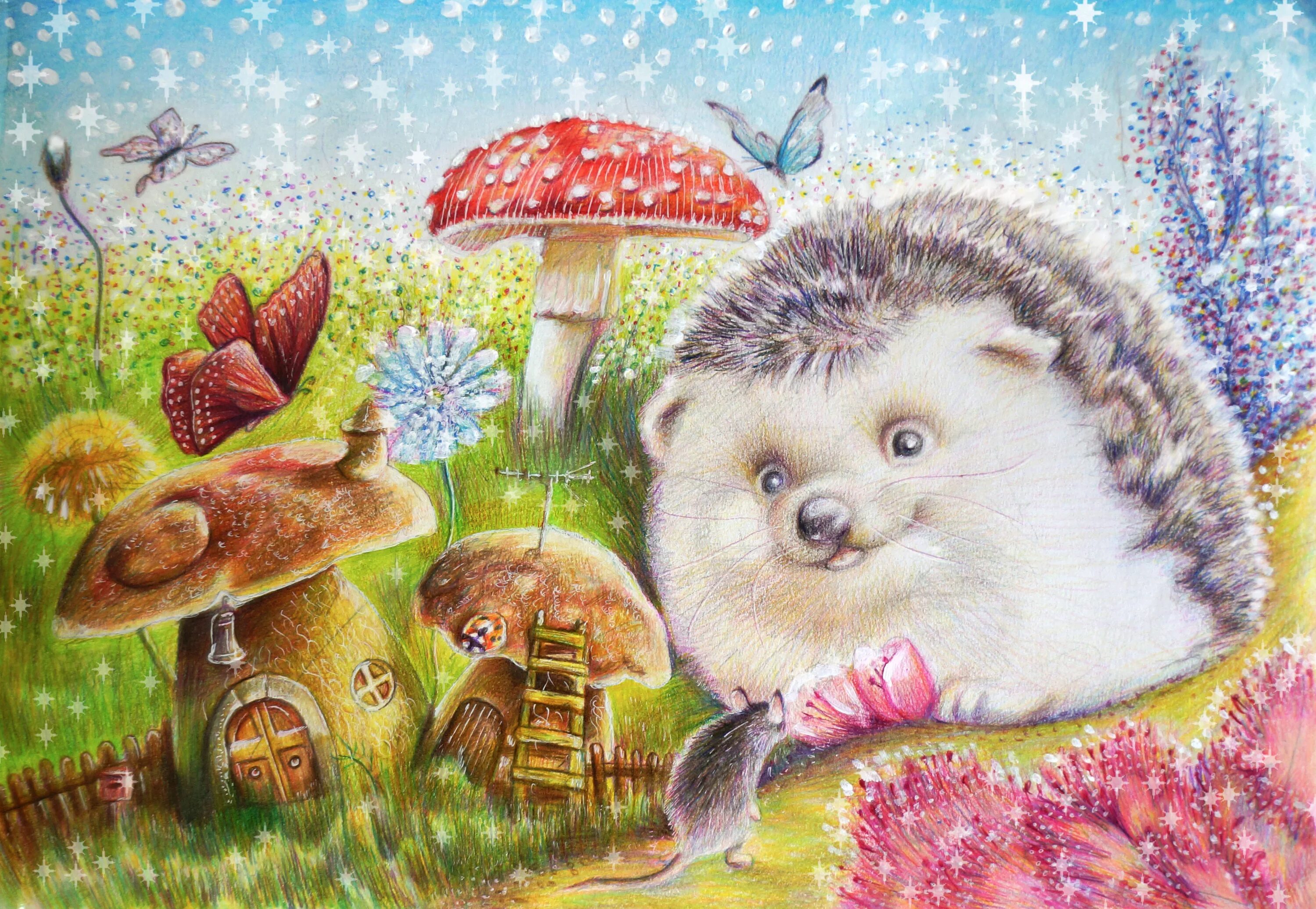 Мышки ежики. Мышки ежики