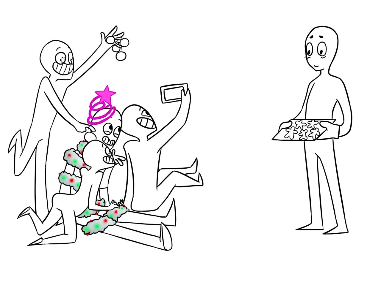 Draw the suckers yourself