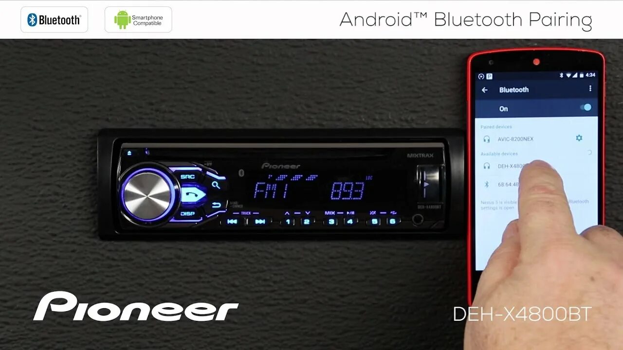Не видно блютуз. Deh 8400bt. Пионер 4800bt. Pioneer deh 8400bt. Pioneer deh x4800bt.