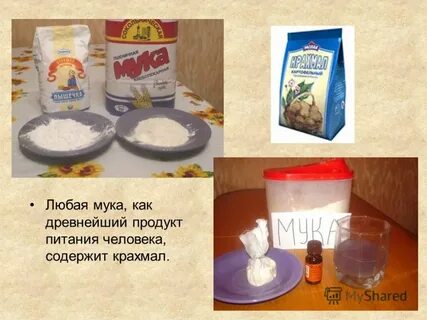 Продукты получаемые из крахмала
