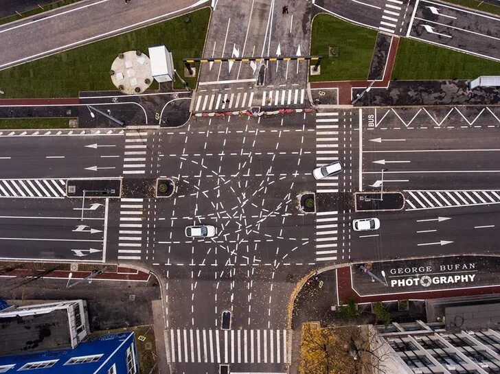 Круговая развязка. Сложные кольцевое движение перекресток. Круг перекресток америка. Самые сложные перекрестки. Swindon england круговое движение.
