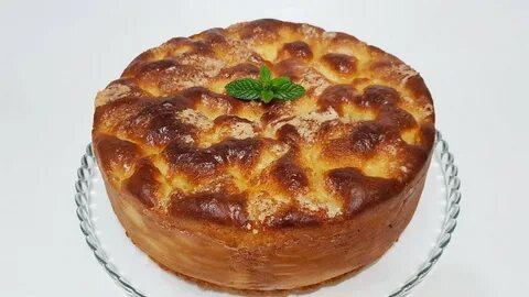 Пирог с сливочной заливкой