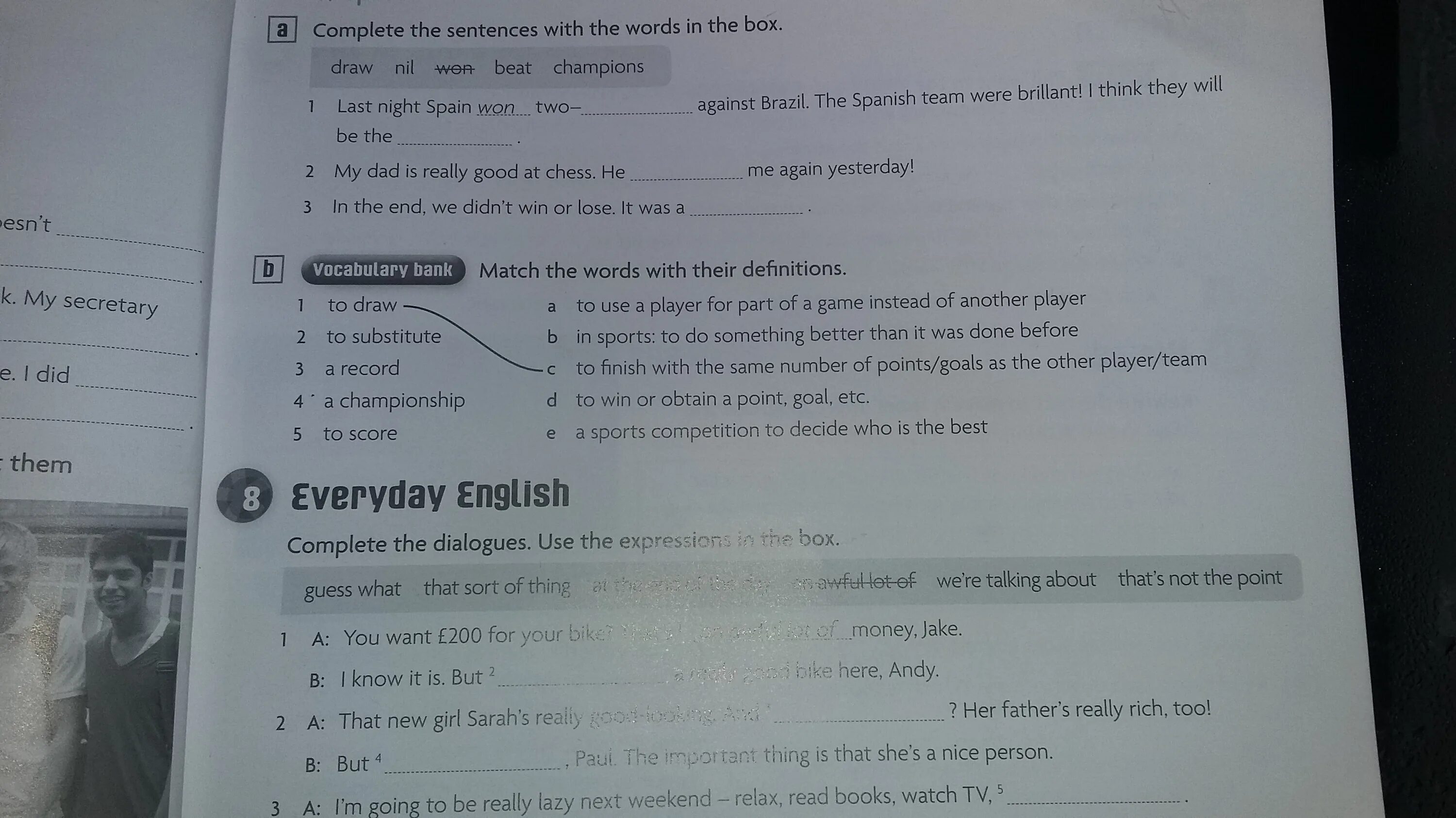 Тест бизнес английский. Complete the sentences with the. Match the sentences 3 класс. Playing Beyond the Notes. Complete the deal