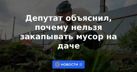 Почему нельзя на дачу