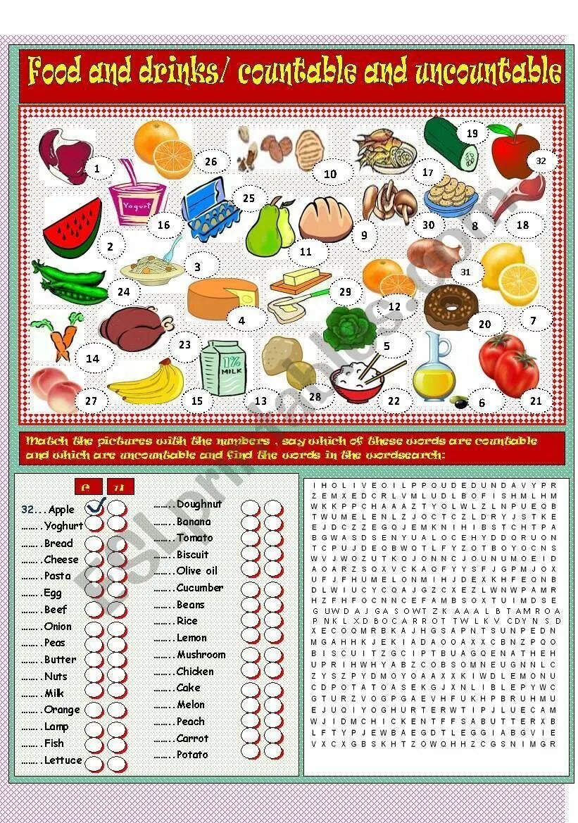 Countable and uncountable Nouns задания. Countable and uncountable food упражнения. Countable uncountable food and Drinks упражнения. Задания на тему countable and uncountable Nouns.