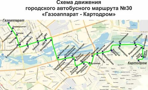 Автобусы 30 лет октября