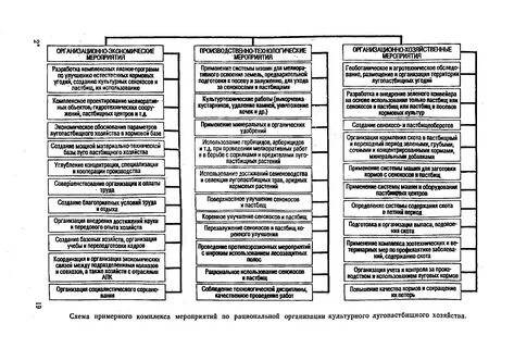 Организационно экономические мероприятия