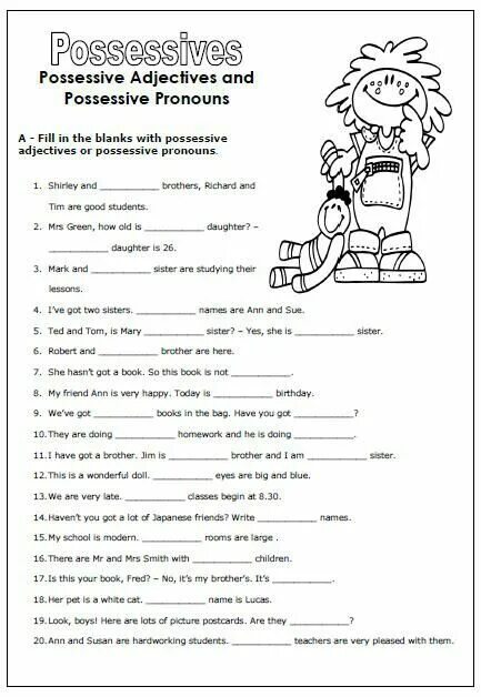 Possessive adjectives or possessive pronouns Worksheets. Притяжательные местоимения Worksheets. Притяжательные местоимения в английском языке Worksheets. Possessive adjectives and possessive pronouns Worksheets.