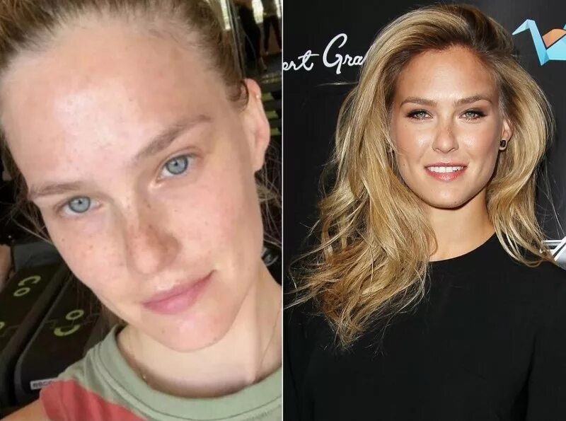 Girls Show How Their "No-Makeup" Makeup Changed Their Face Makeup vs no makeup, 