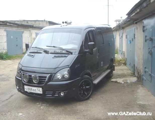 Газ соболь тюнинг черный утюг