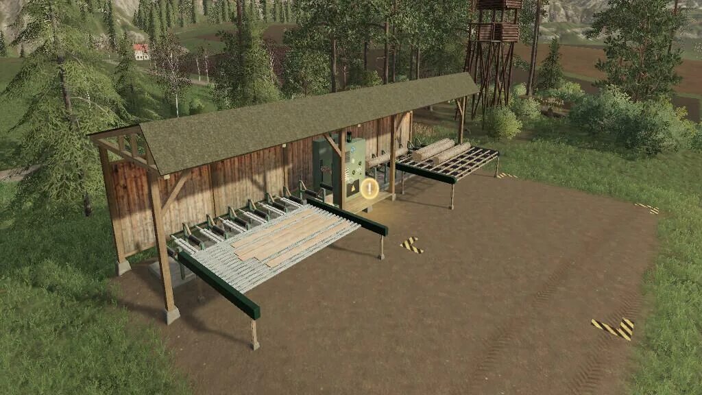 Мод фс 19 лесопилка. Мод фс 19 лесопилка. Fs 19 лесопилка. Farming simulator 19 лесопилка. Fs19 пилорама.