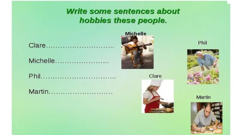 Write about your hobby