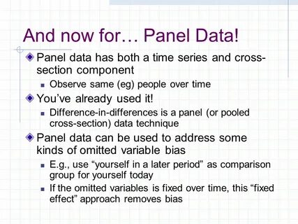 Panel data