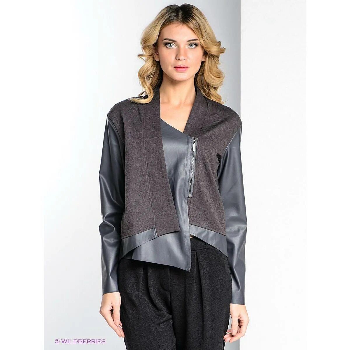 Жакет бриджит лина. Жакет женский с3909bg. Комбинированный пиджак женский. Трикотажный жакет с круглым вырезом. Жакет двухцветный.